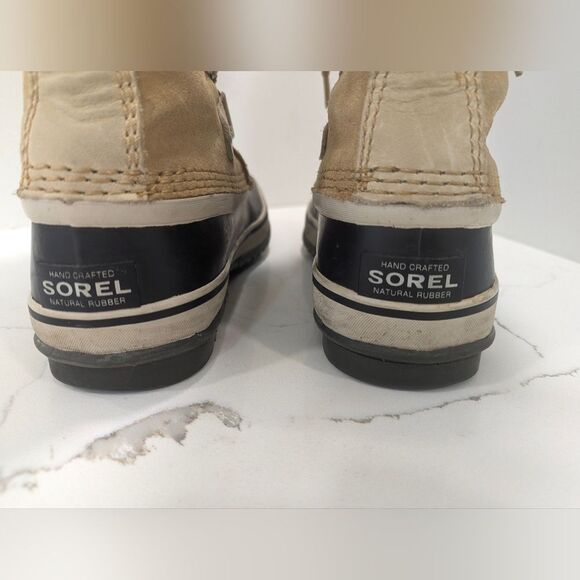 Sorel Women Joan Arctic waterproof snow winter suede leather Boot faux fur Sz  7 - Picture 11 of 12